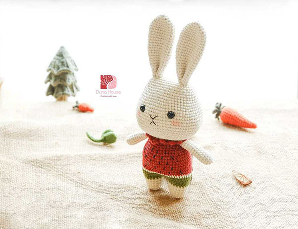 Bán thú bông bằng len handmade amigurumi đan móc cực xinh, giá rẻ tại TP HCM 29