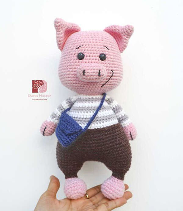 Bán thú bông bằng len handmade amigurumi đan móc cực xinh, giá rẻ tại TP HCM 46