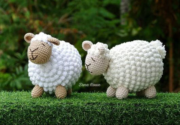 Bán thú bông bằng len handmade amigurumi đan móc cực xinh, giá rẻ tại TP HCM 94